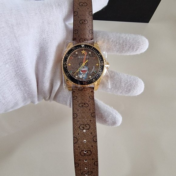 Gucci Dive Doraemon 50th Anniversary Limited Edition Watch, Swiss Made, YA136335 - Picture 7 of 9